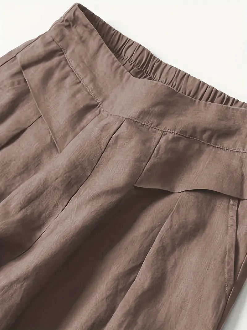 Anina | Linen Wide Leg Pant