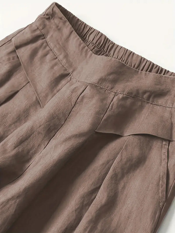 Anina | Linen Wide Leg Pant