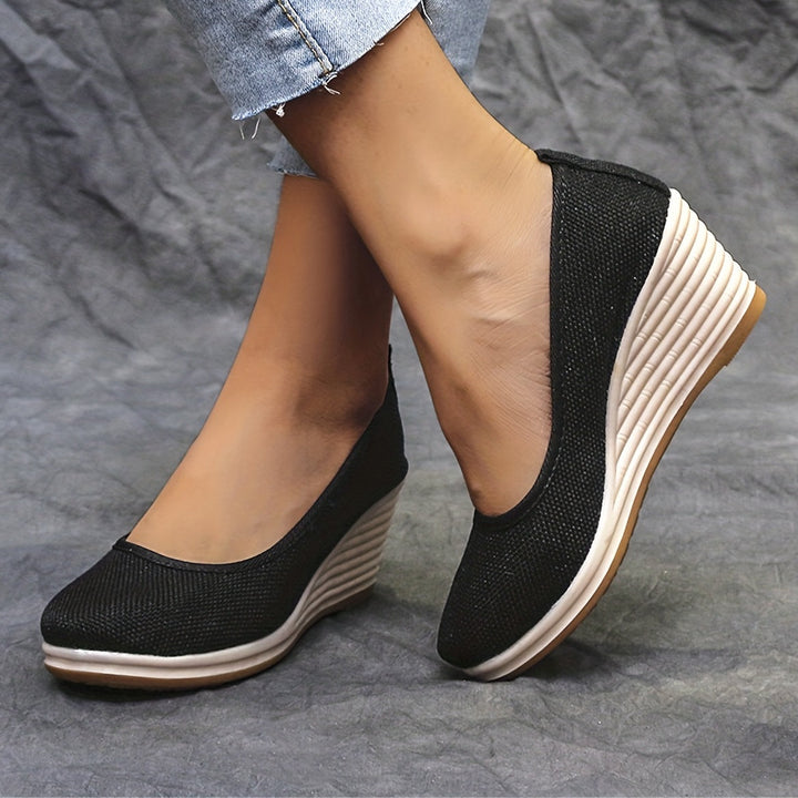 Sandrine - Breathable Wedge Shoes