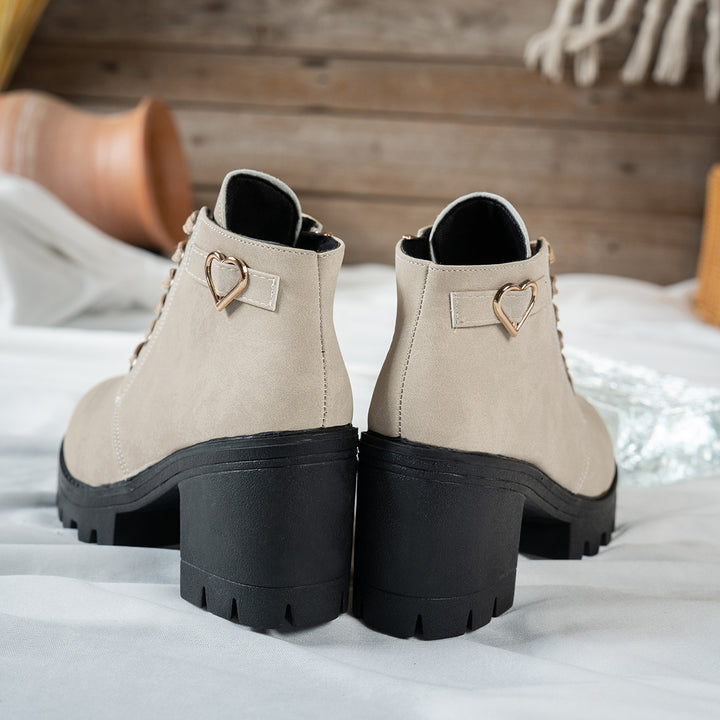 Jilly - Wide & Swolen Foot Lace Up Boots