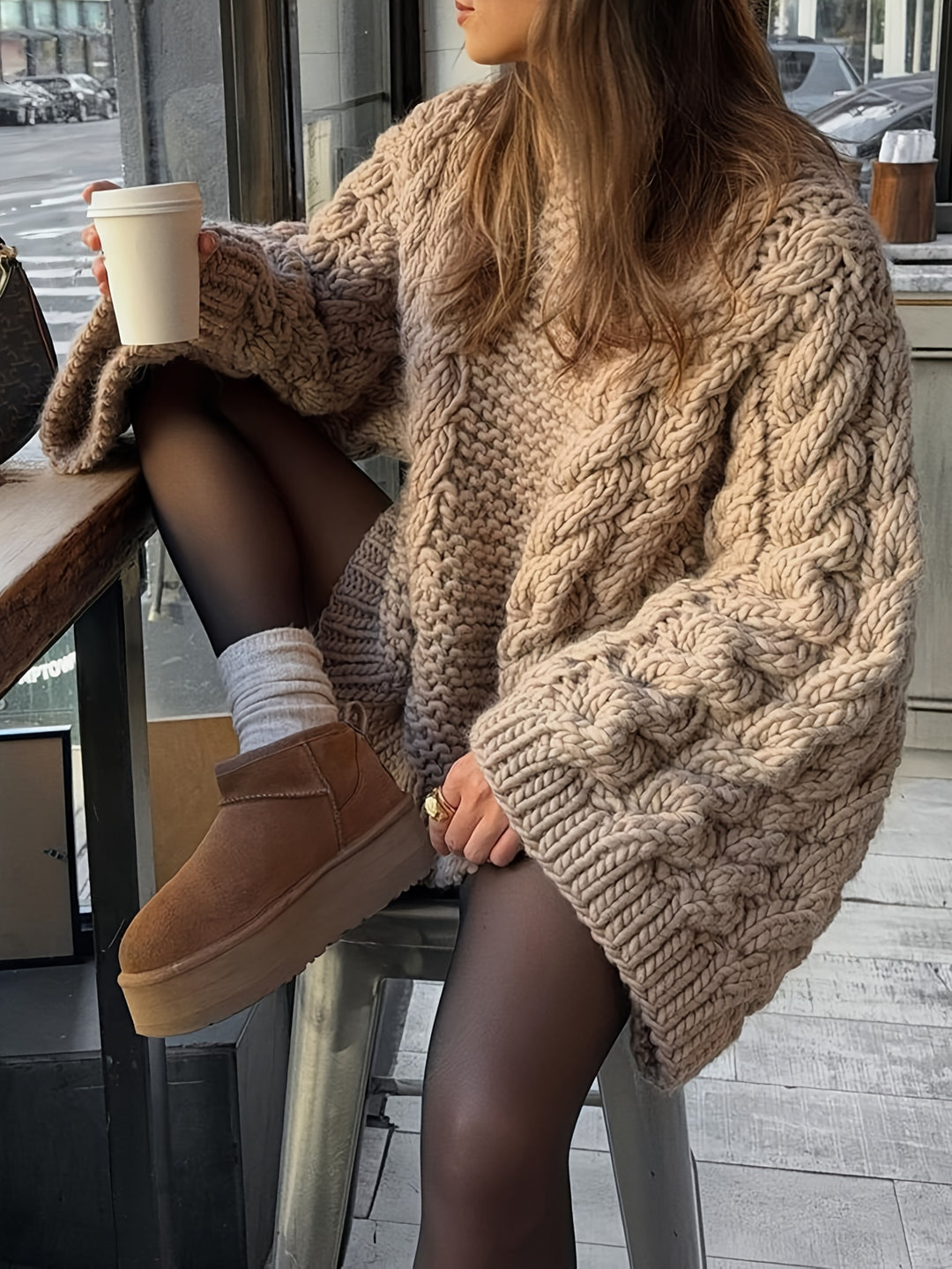 Melany | Oversized Knitted Sweater