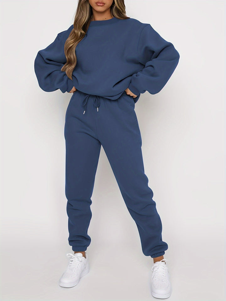 Amy | Solid Loose Fit Lounge Set