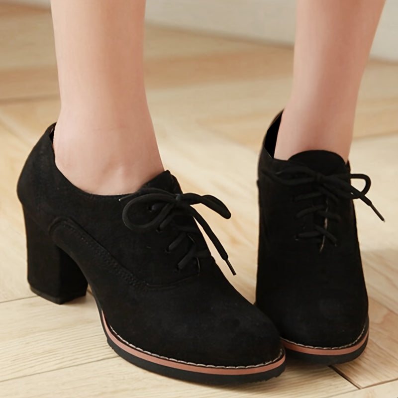Lydia - Comfortable Lace-up Pumps