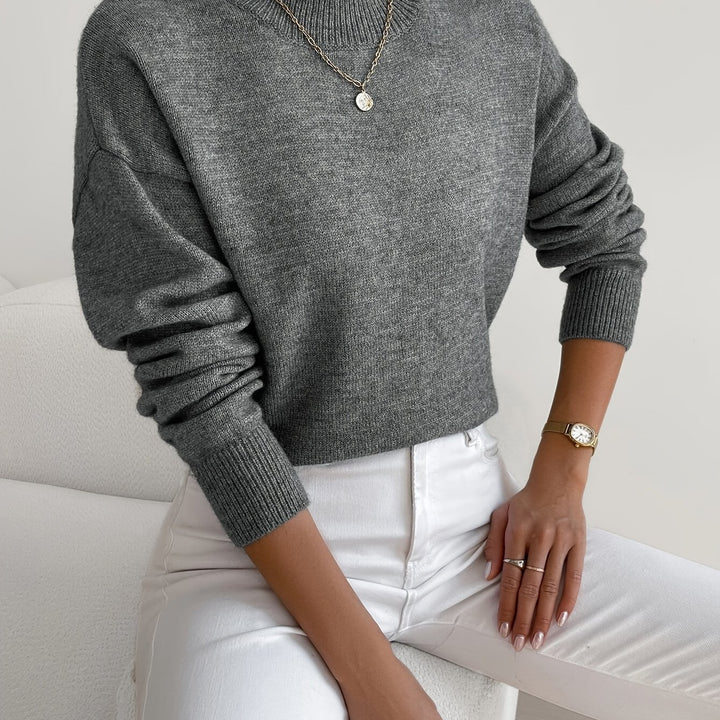 Lola | Mock Neck Long Sleeve Pullover