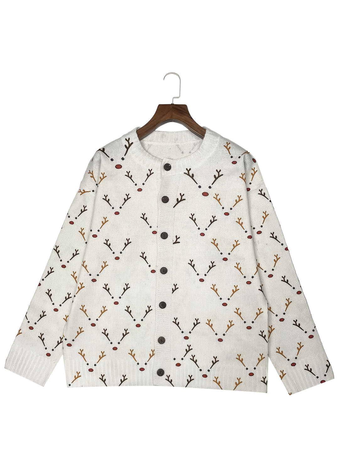 Andrea | Vintage Deer Print Cardigan