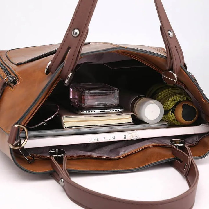 Meja - Theft-Proof Leather Crossbody Bag