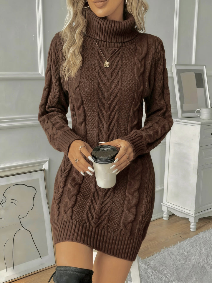 Rachel | Cable Sweater Dress