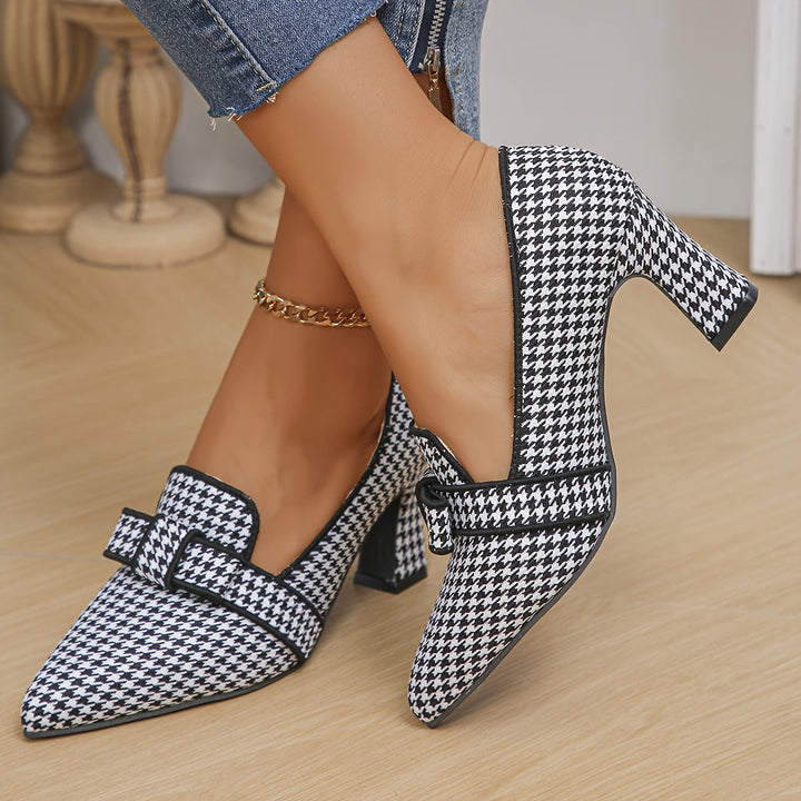 Emma - Classy Patterned Heels