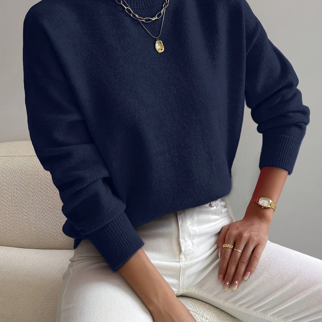 Lola | Mock Neck Long Sleeve Pullover