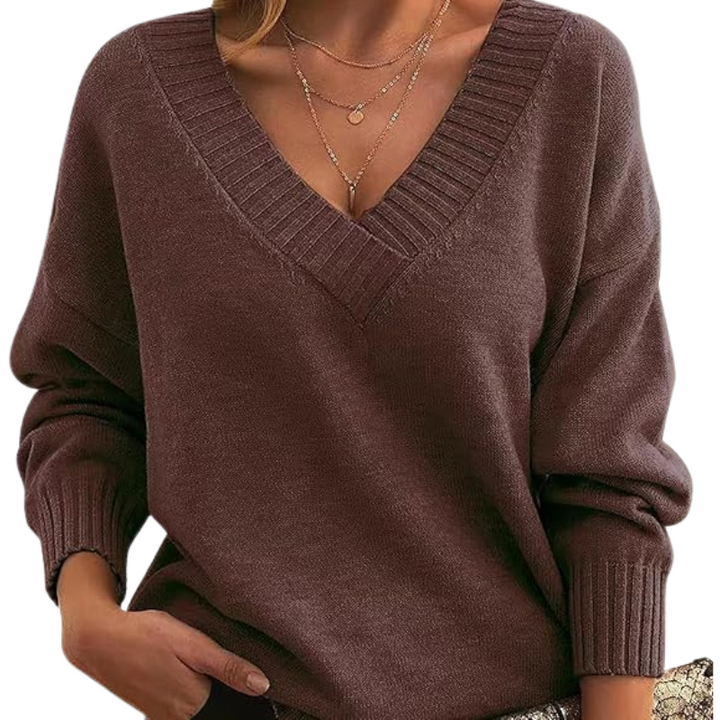 Christl | Elegant V-Neck Cashmere Sweater