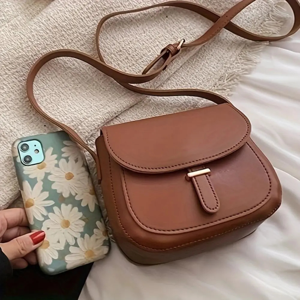 Retro Saddle Bag Crossbody Bag