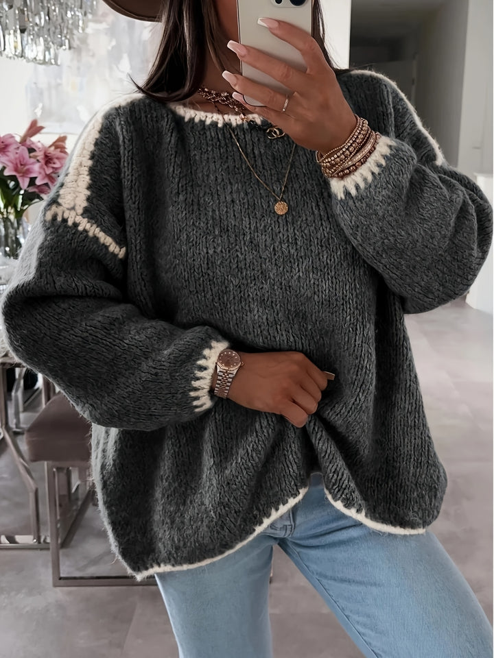 Sandra | Off-the-Shoulder Knit Sweater