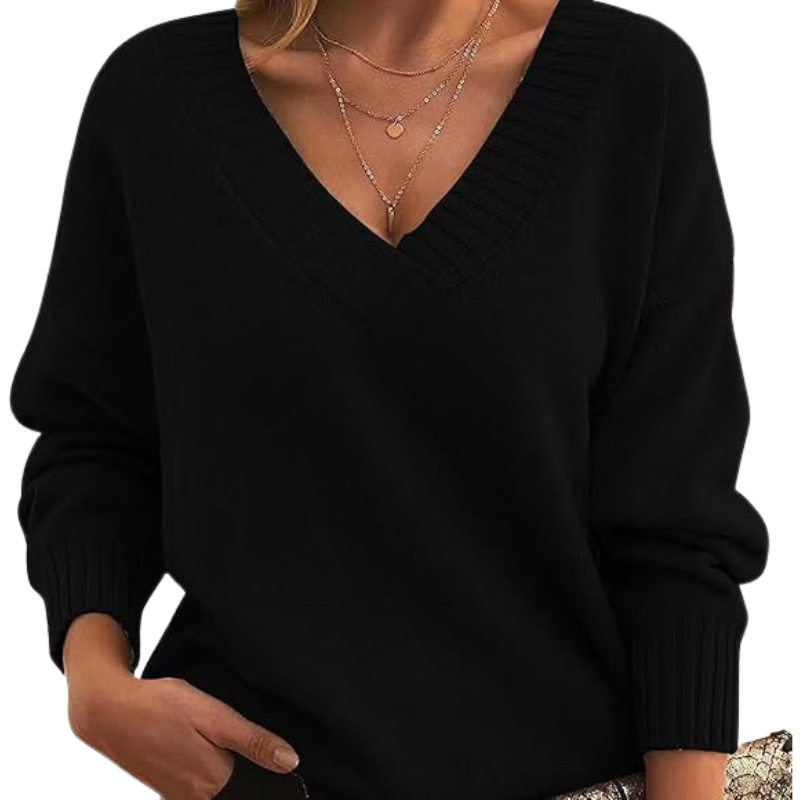 Christl | Elegant V-Neck Cashmere Sweater