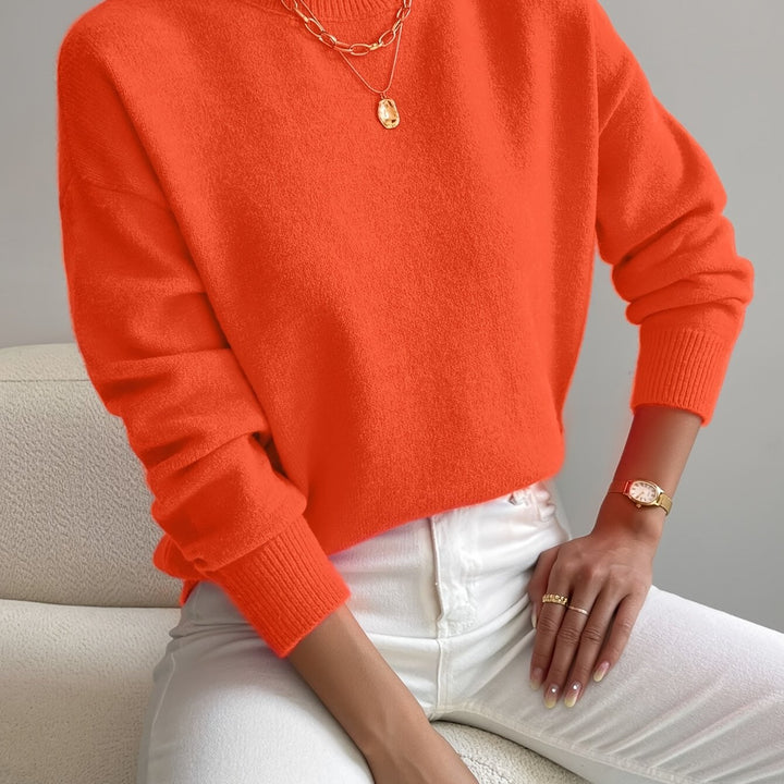 Lola | Mock Neck Long Sleeve Pullover