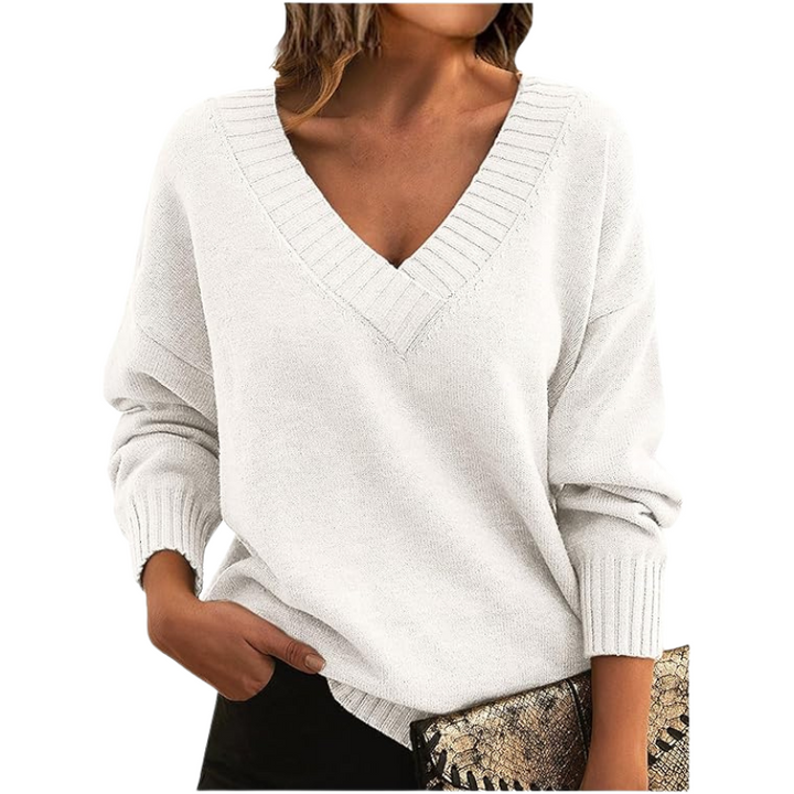 Christl | Elegant V-Neck Cashmere Sweater