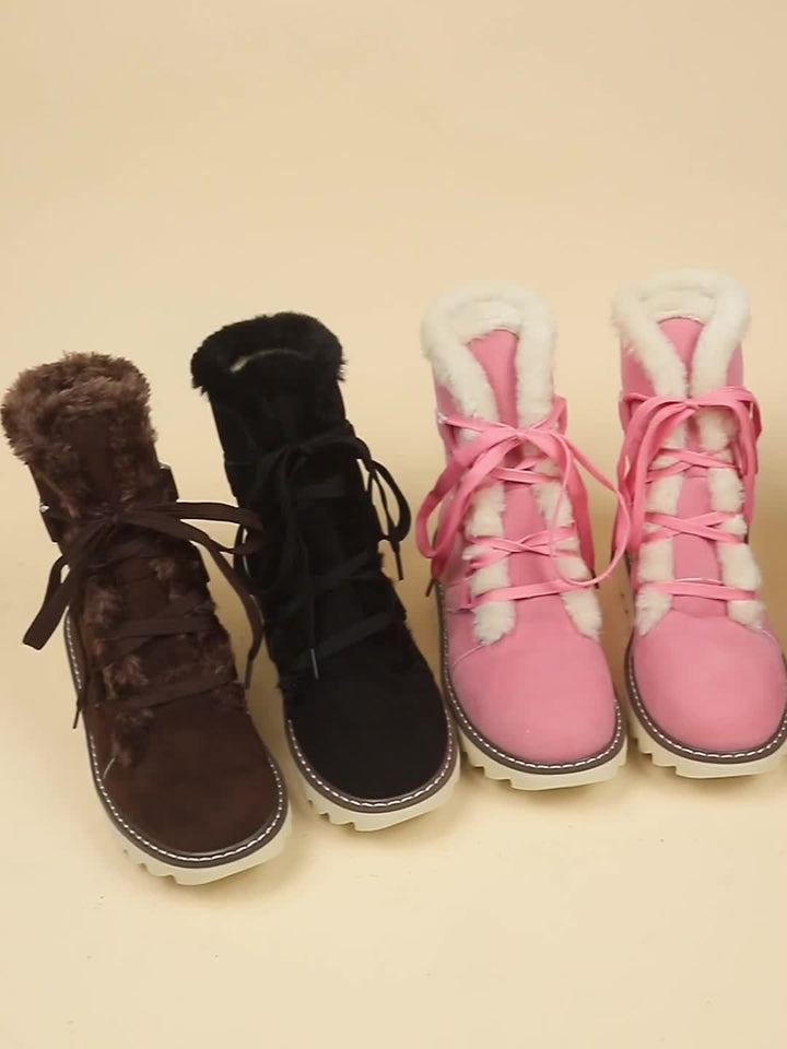 Marly - Floffy Cuff Non Slip Boots