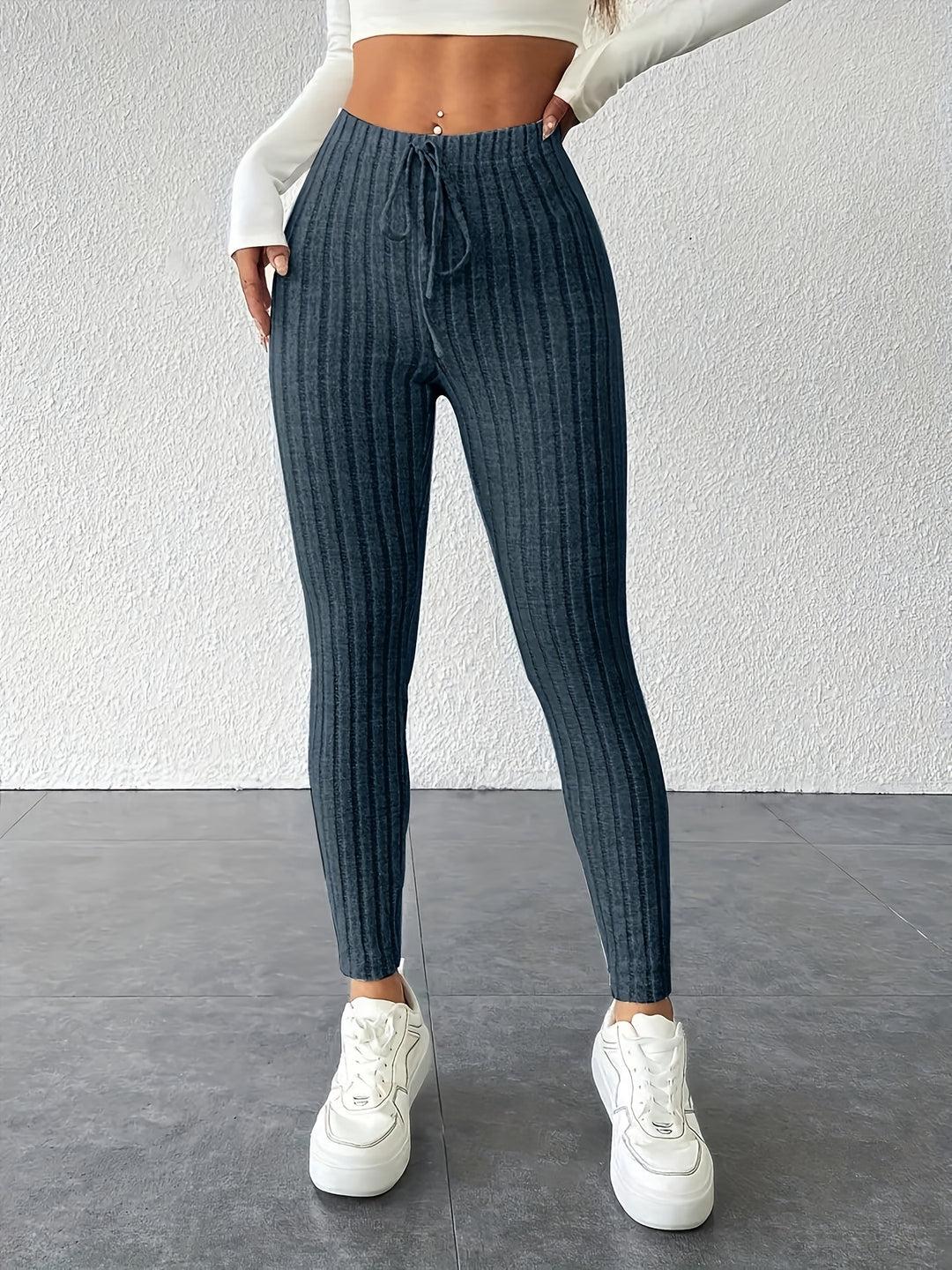 Ann | Soft Ribbed Bodycon Leggings