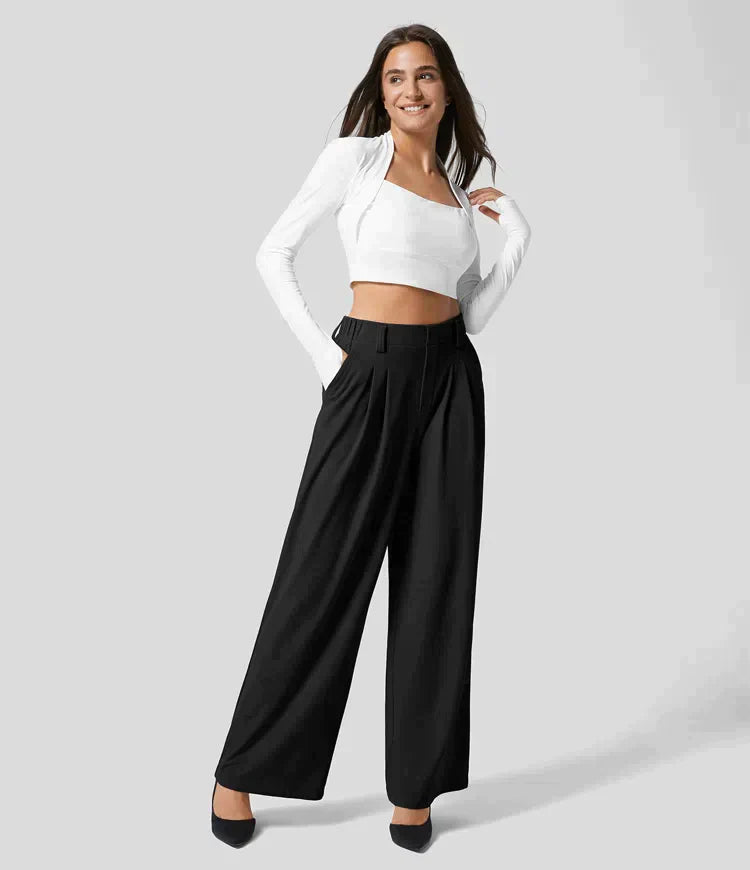 Flarfy - High-Waisted Pants