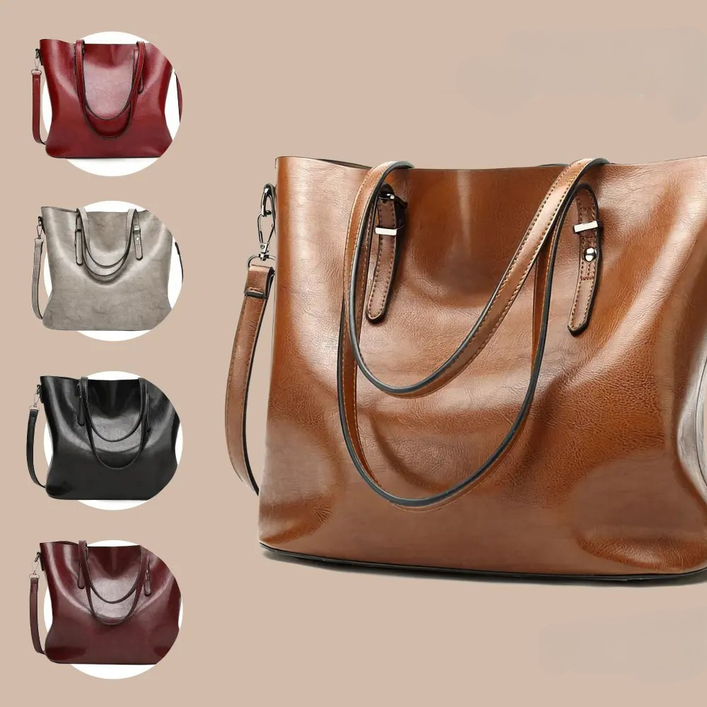 Vintage PU Leather Handbag