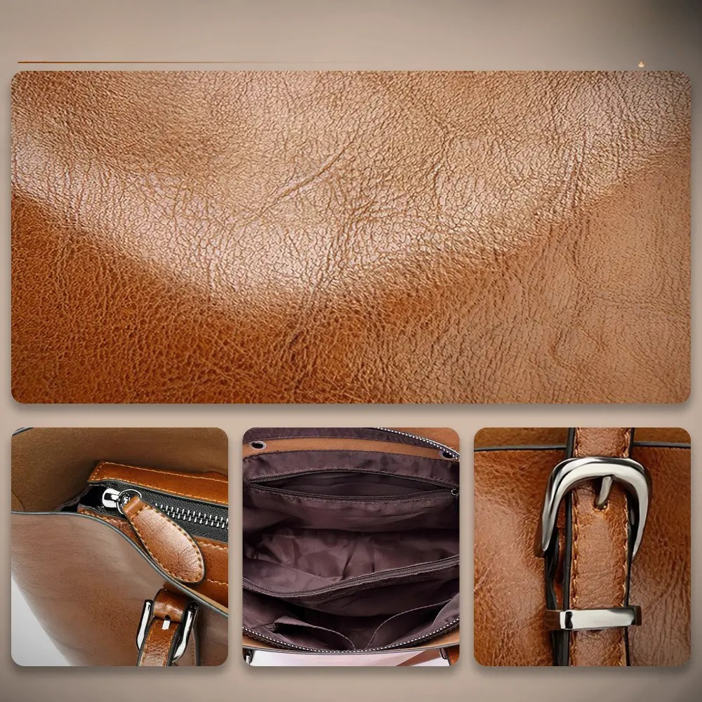 Vintage PU Leather Handbag