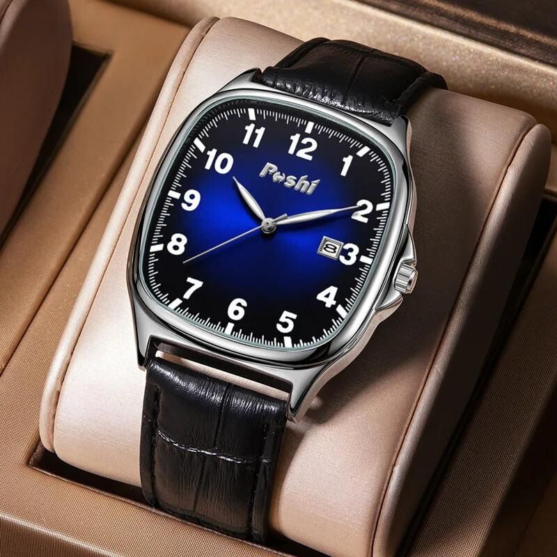 Fashion Leather Strap Quartz Watch