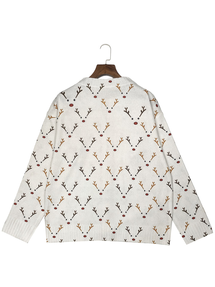 Andrea | Vintage Deer Print Cardigan