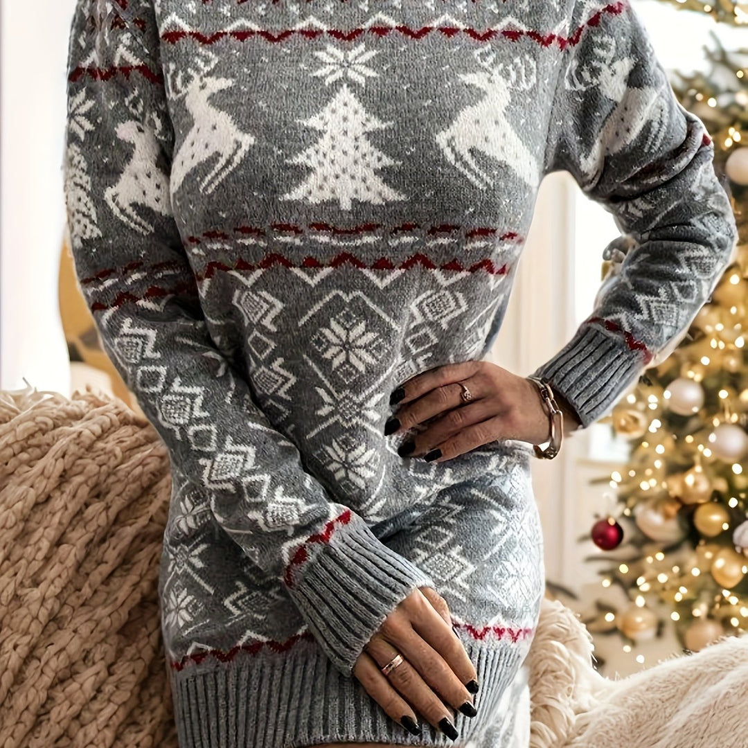 Francis | Festive Christmas Sweater Dress