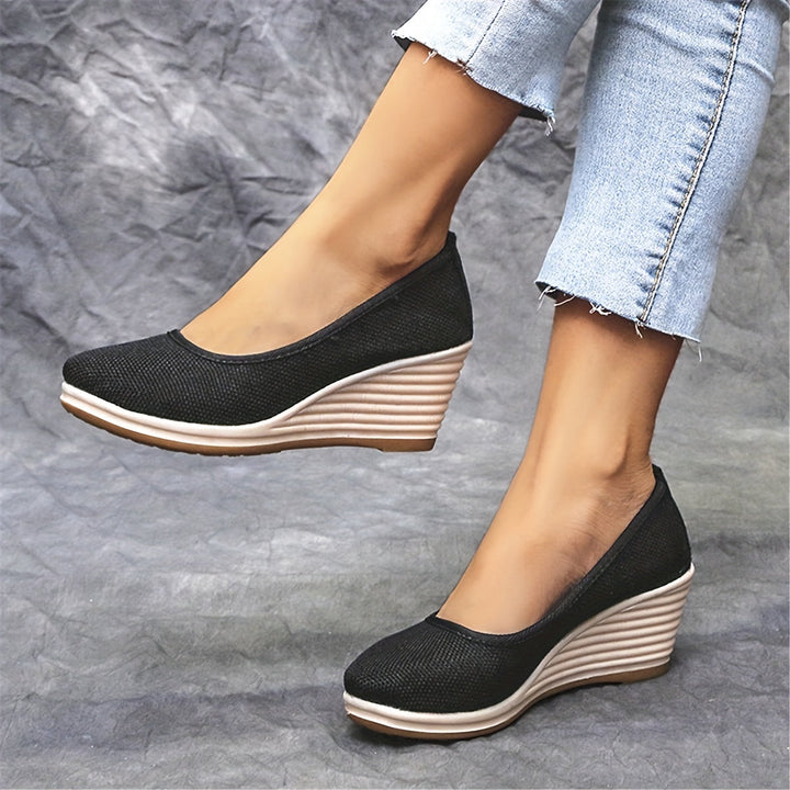 Sandrine - Breathable Wedge Shoes