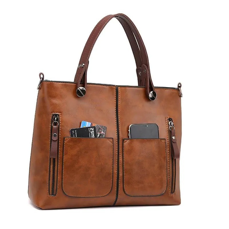 Meja - Theft-Proof Leather Crossbody Bag