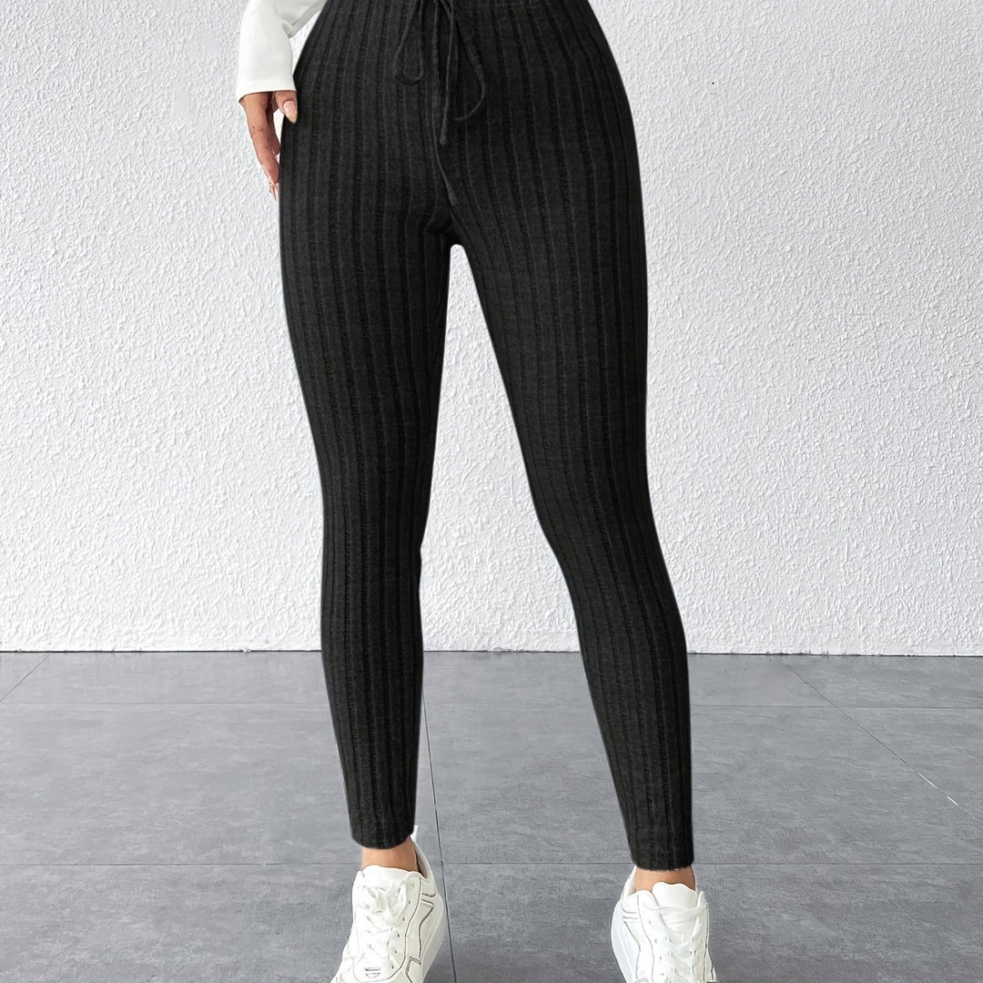 Ann | Soft Ribbed Bodycon Leggings