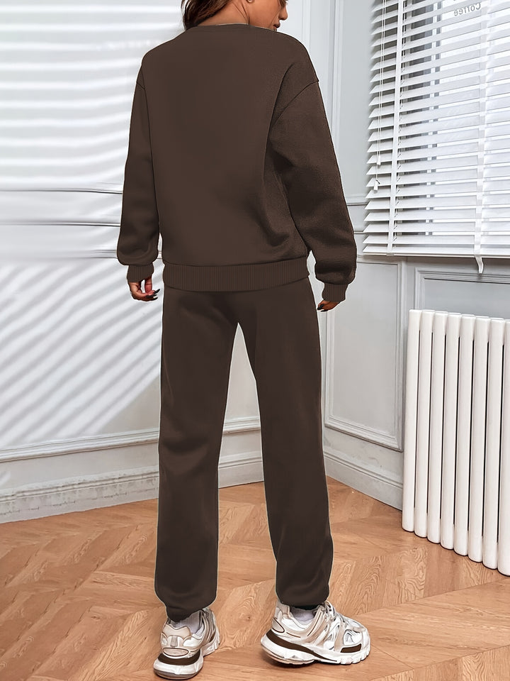 Amy | Solid Loose Fit Lounge Set