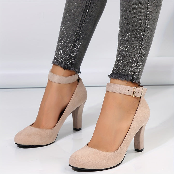 Alice - Elegant Ankle Buckle Heels
