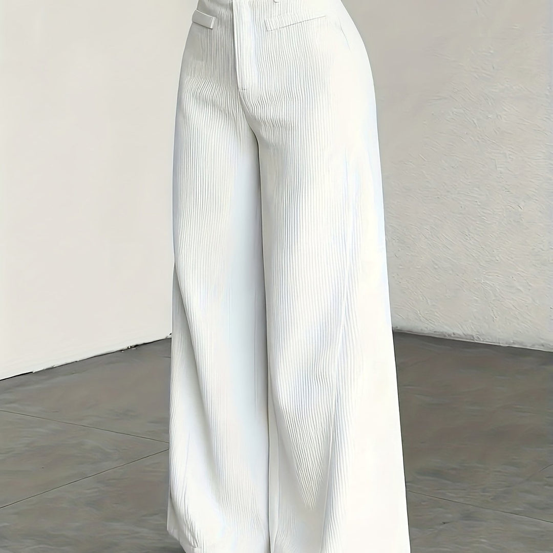 Deborah | High Waisted Wide Leg Pants