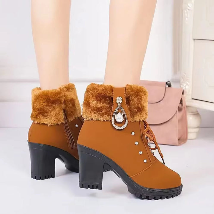 Fenne - Elegant Women's Winter Boots with Heel