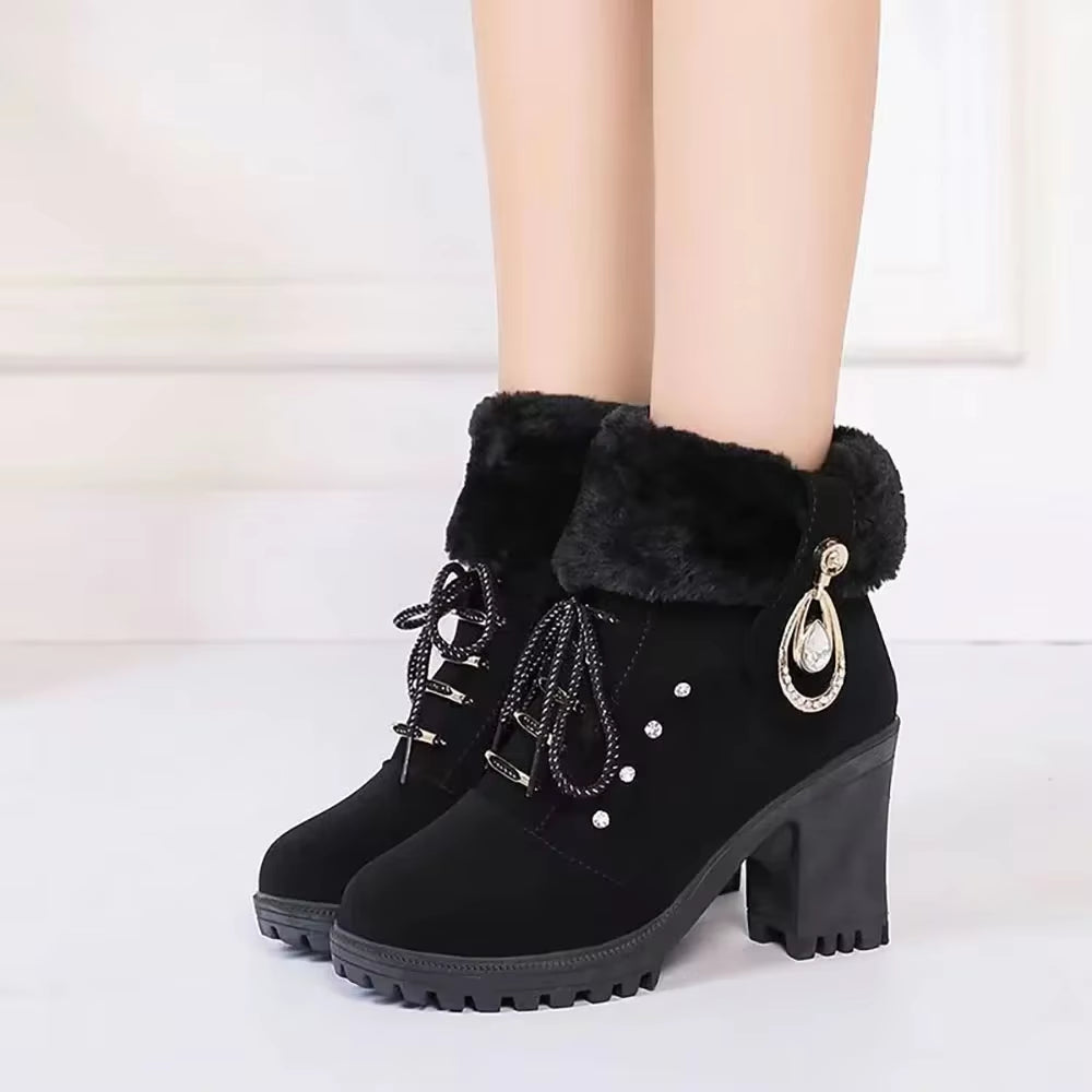 Fenne - Elegant Women's Winter Boots with Heel