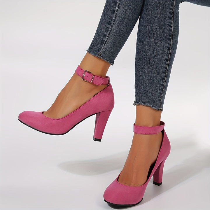 Alice - Elegant Ankle Buckle Heels
