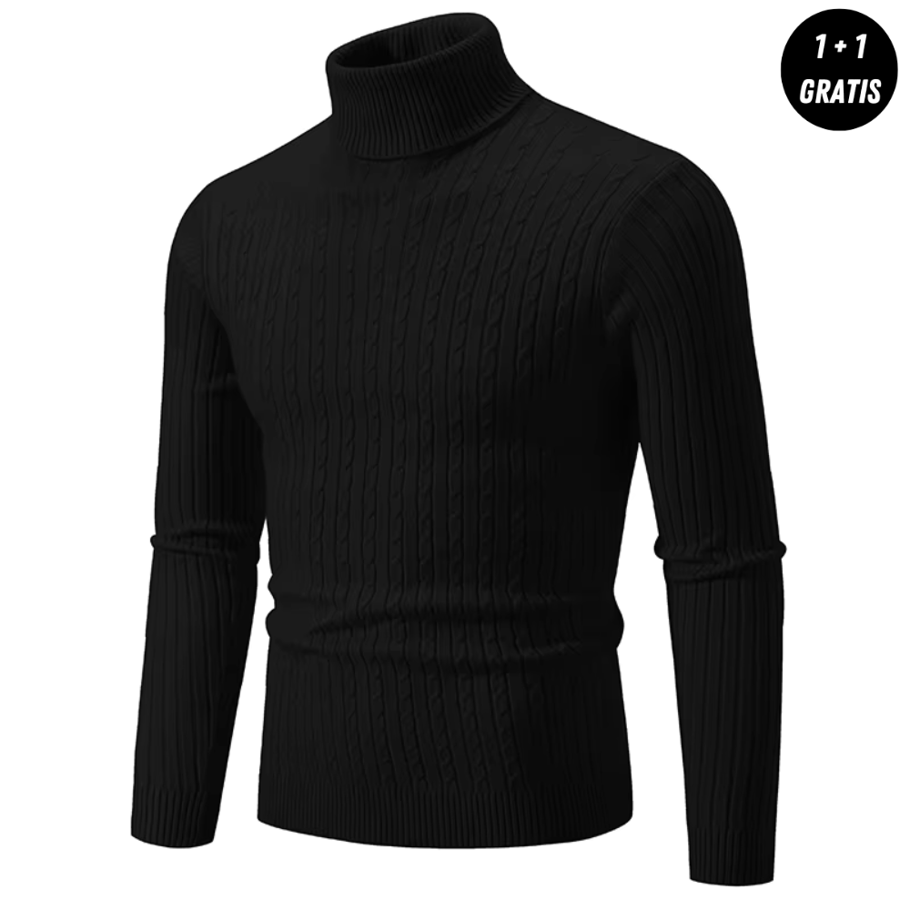 Alexander - Warm Woven Turtleneck Sweater