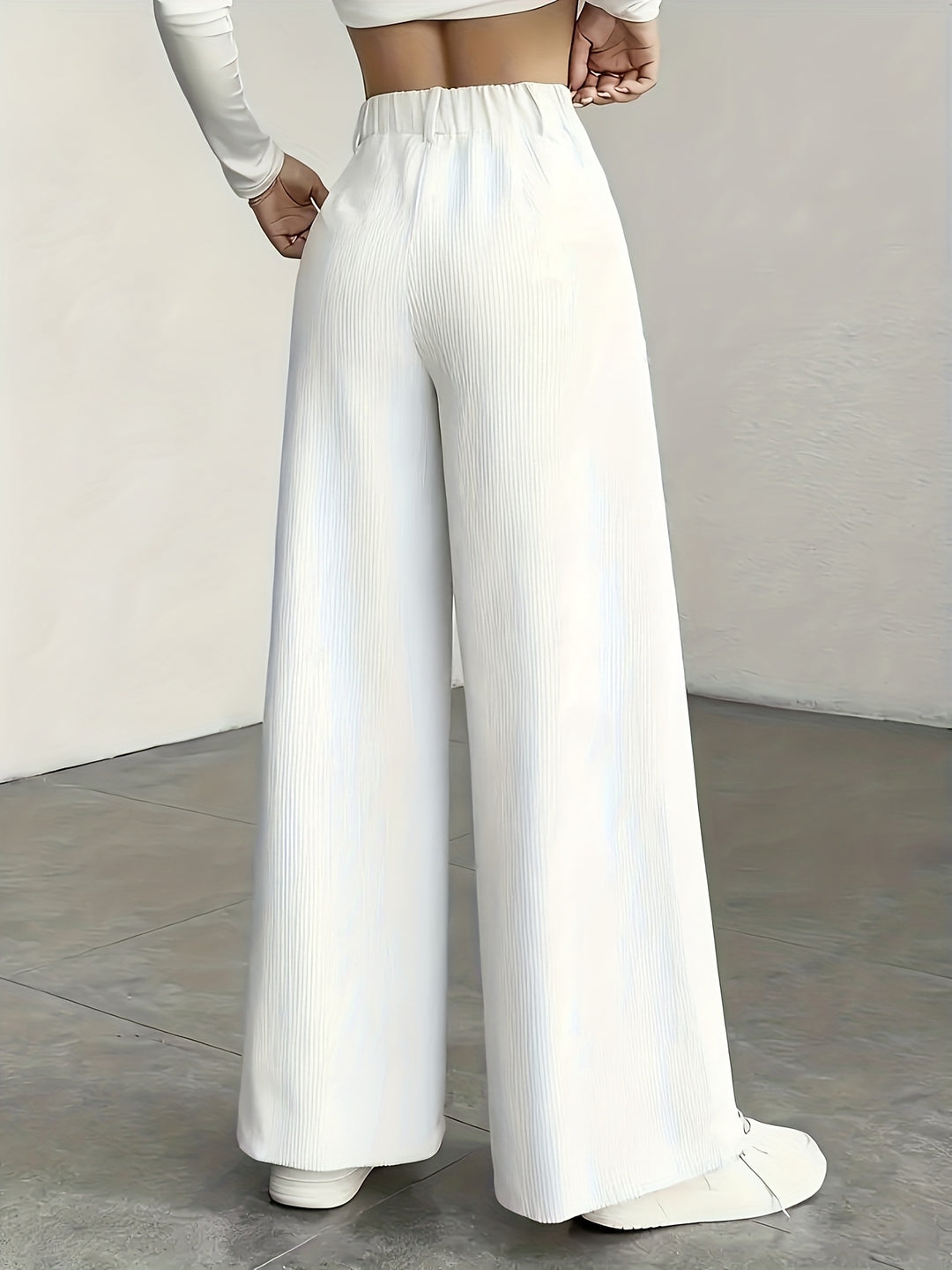 Deborah | High Waisted Wide Leg Pants