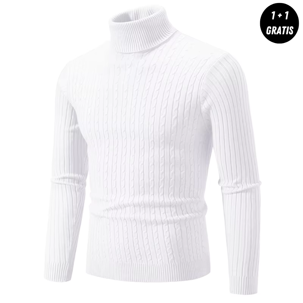 Alexander - Warm Woven Turtleneck Sweater