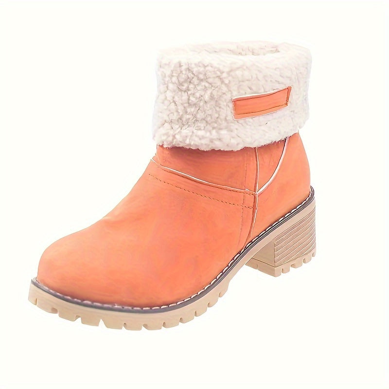 Natascha - Fleece Lined Roll-Up Boots