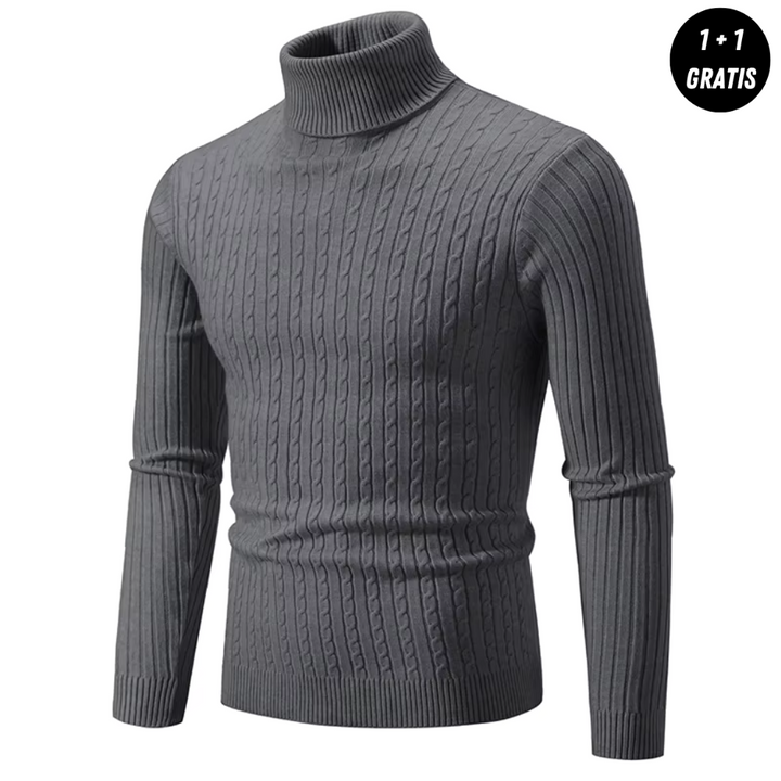 Alexander - Warm Woven Turtleneck Sweater