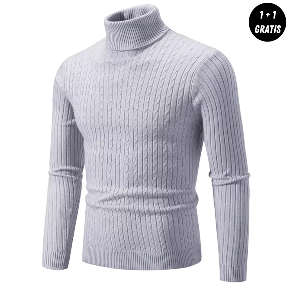 Alexander - Warm Woven Turtleneck Sweater