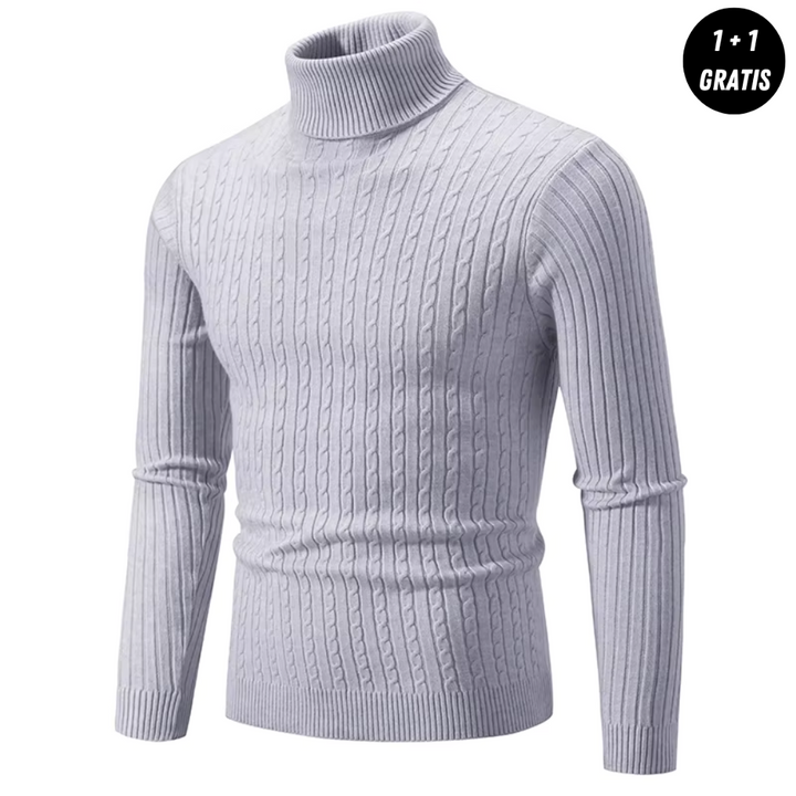 Alexander - Warm Woven Turtleneck Sweater