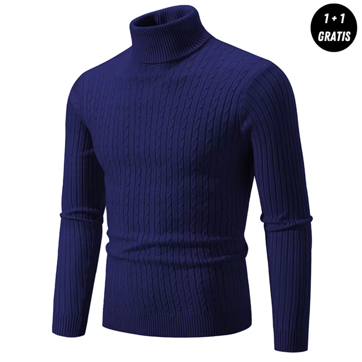 Alexander - Warm Woven Turtleneck Sweater