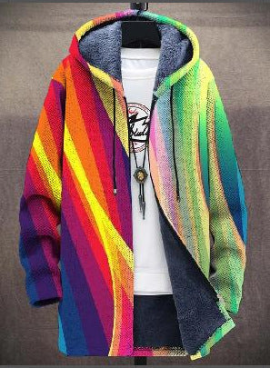 St. Gallen - Hoodie with Rainbow Light Effect