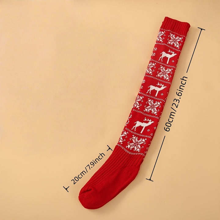 Kristyl | Reindeer Snowflake Socks
