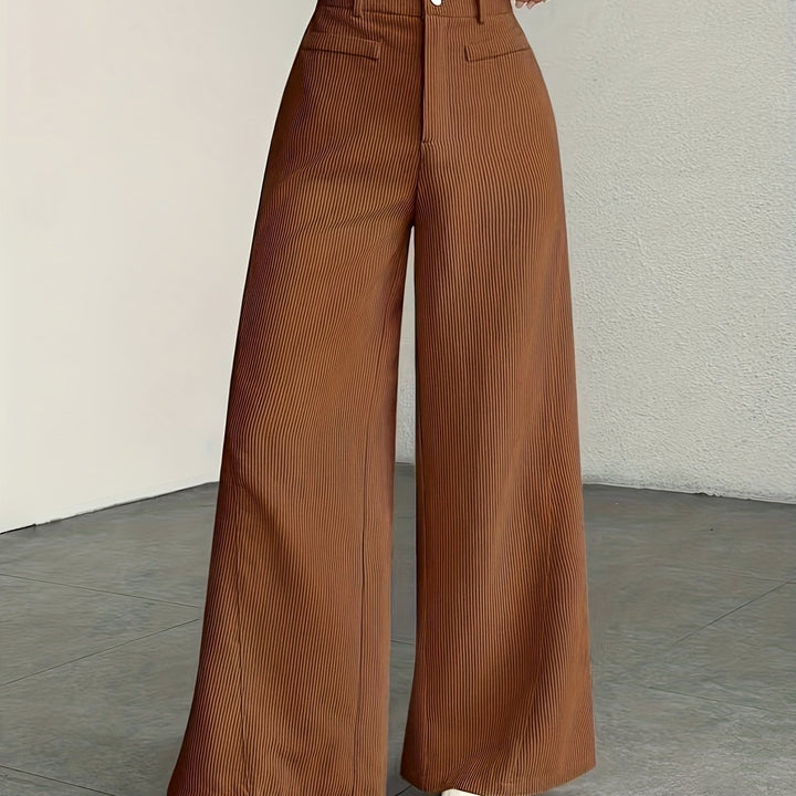Deborah | High Waisted Wide Leg Pants