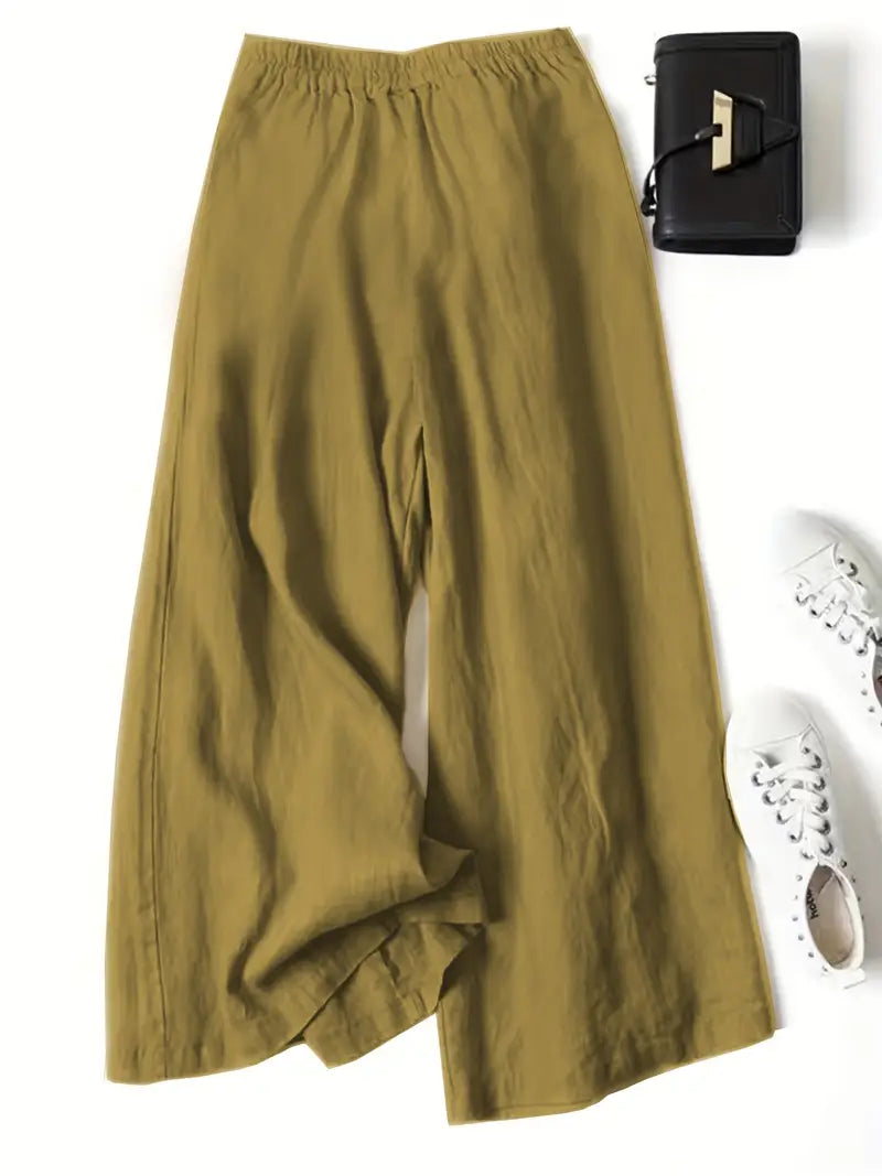 Anina | Linen Wide Leg Pant