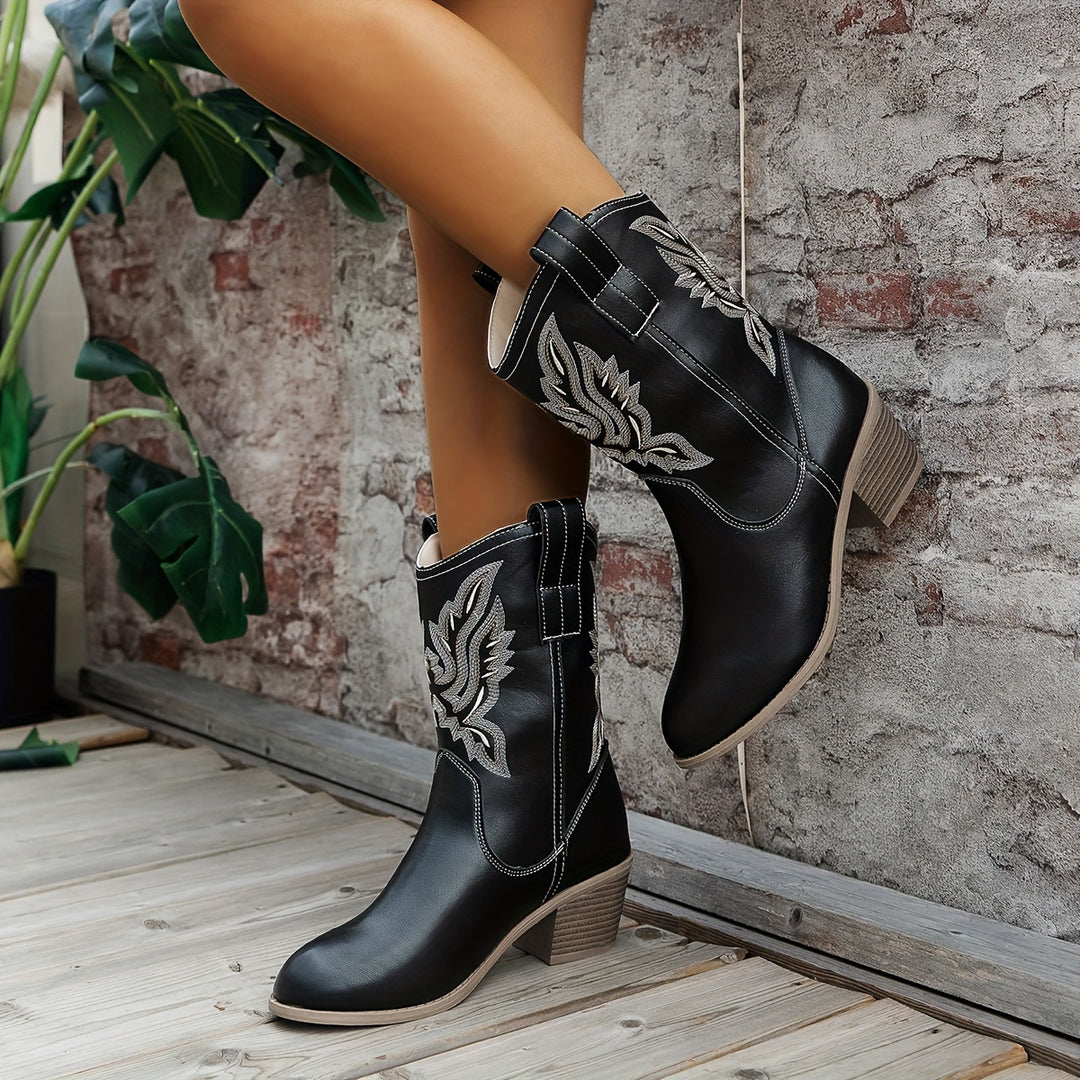Miranda - Vintage Inspired Low Boots
