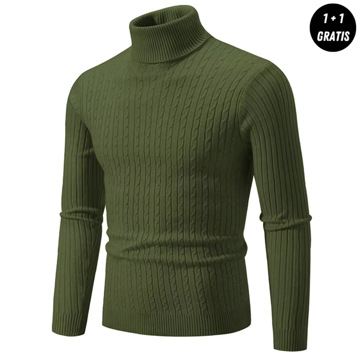 Alexander - Warm Woven Turtleneck Sweater